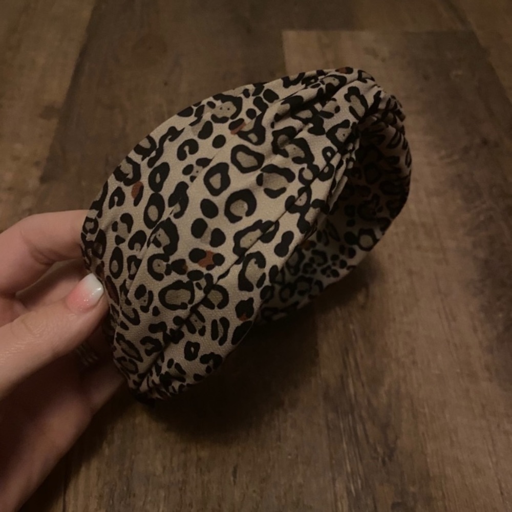 Cheetah Headband w/ Knot Detail